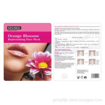 Orange Blossom Moisturizing Facial Mask Collagen For Dry Sk